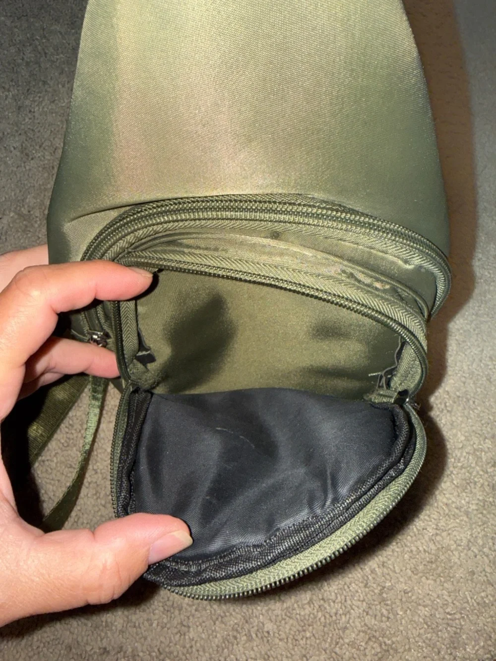 Westend Olive Green Crossbody Bag